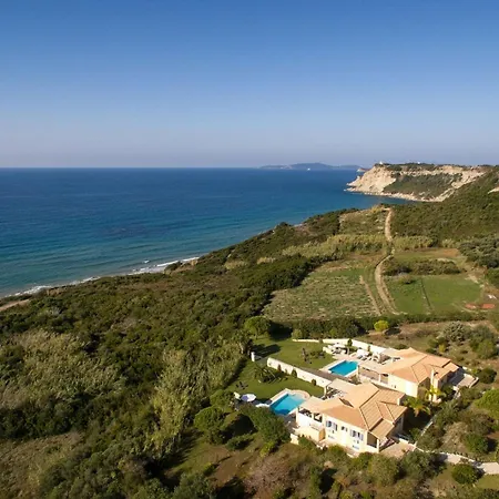 Luxury Corfu 3 Bedroom Panorama Sea View Private Pool Villa *