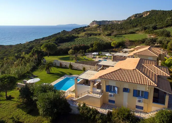 Villa Luxury Corfu 3 Bedroom Panorama Sea View Private Pool *