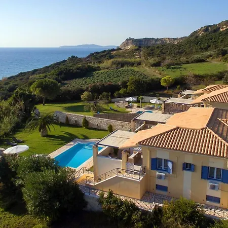 别墅 Luxury Corfu 3 Bedroom Panorama Sea View Private Pool *